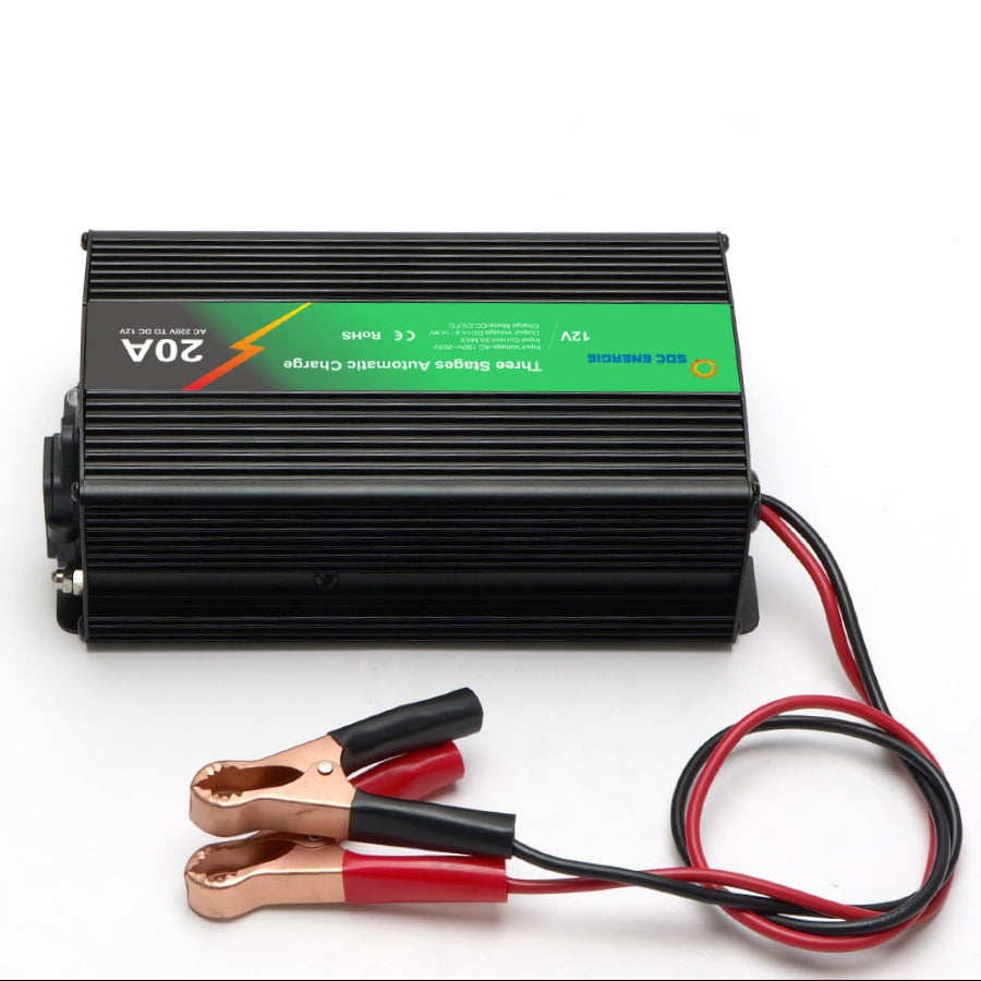Chargeur Batterie 12V 20A Intelligent Rapide AGM Gel Lithium