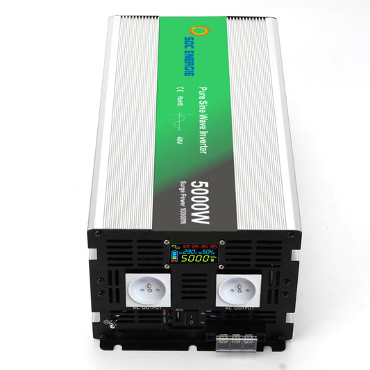 Convertisseur 48V 220V 5000W Pur Sinus + USB 5V - Très Puissant