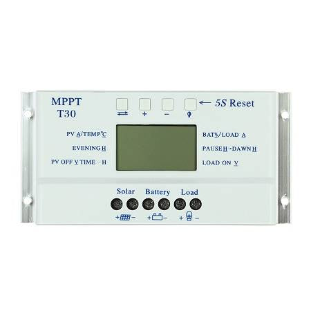 Régulateur Solaire MPPT 30A 12V 24V Charge Optimisée