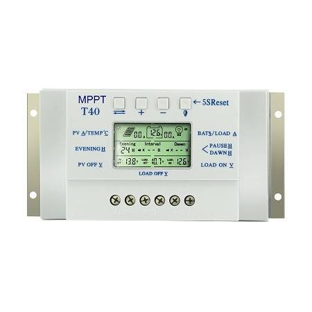 Régulateur Solaire MPPT 40A 12V 24V Haute Puissance