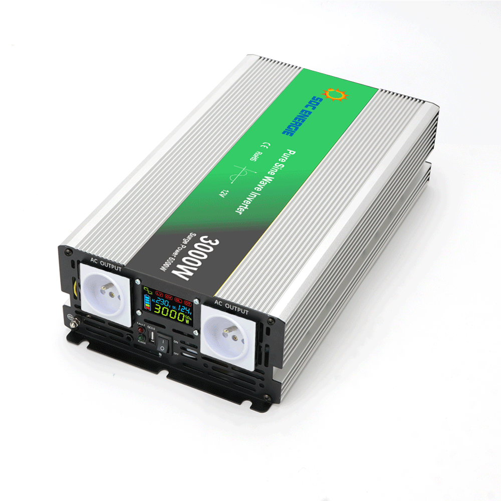 Convertisseur 12V 220V Pur Sinus 3000W + USB 5V – Usage Intensif Camping-Car et Camion