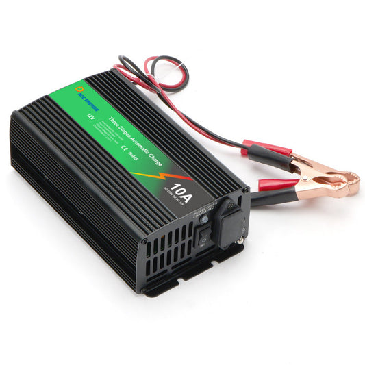 Chargeur Batterie 12V 10A Intelligent Automatique - Plomb AGM Gel Lithium