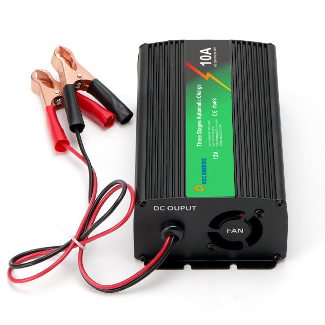Chargeur Batterie 12V 10A Intelligent Automatique - Plomb AGM Gel Lithium