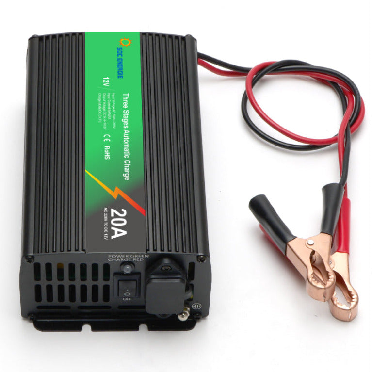 Chargeur Batterie 12V 20A Intelligent Rapide  AGM Gel Lithium