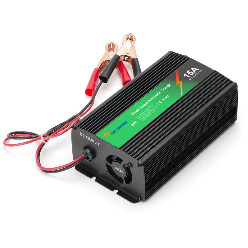Chargeur Batterie 24V 15A Intelligent