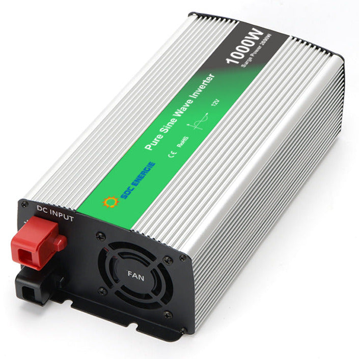 Convertisseur 12V 220V Pur Sinus 1000W + USB 5V – Idéal Camping-Car, Van et Batterie