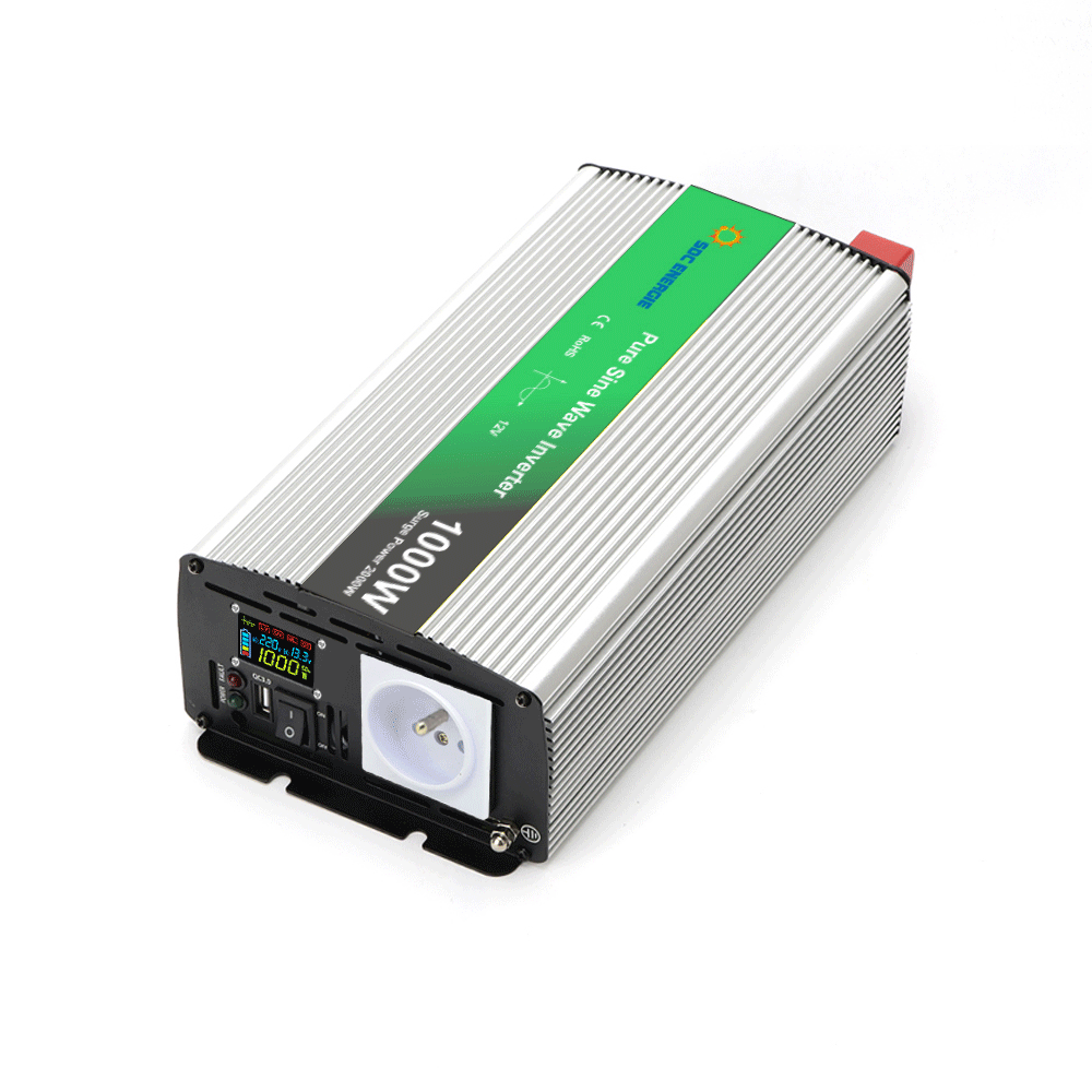 Convertisseur 12V 220V Pur Sinus 1000W + USB 5V – Idéal Camping-Car, Van et Batterie