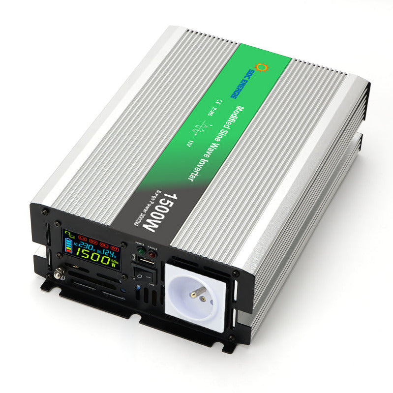 Convertisseur 12V 220V Quasi Sinus 1500W + USB 5V – Puissant et Économique pour Batterie
