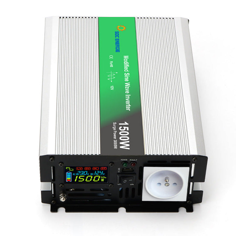 Convertisseur 12V 220V Quasi Sinus 1500W + USB 5V – Puissant et Économique pour Batterie