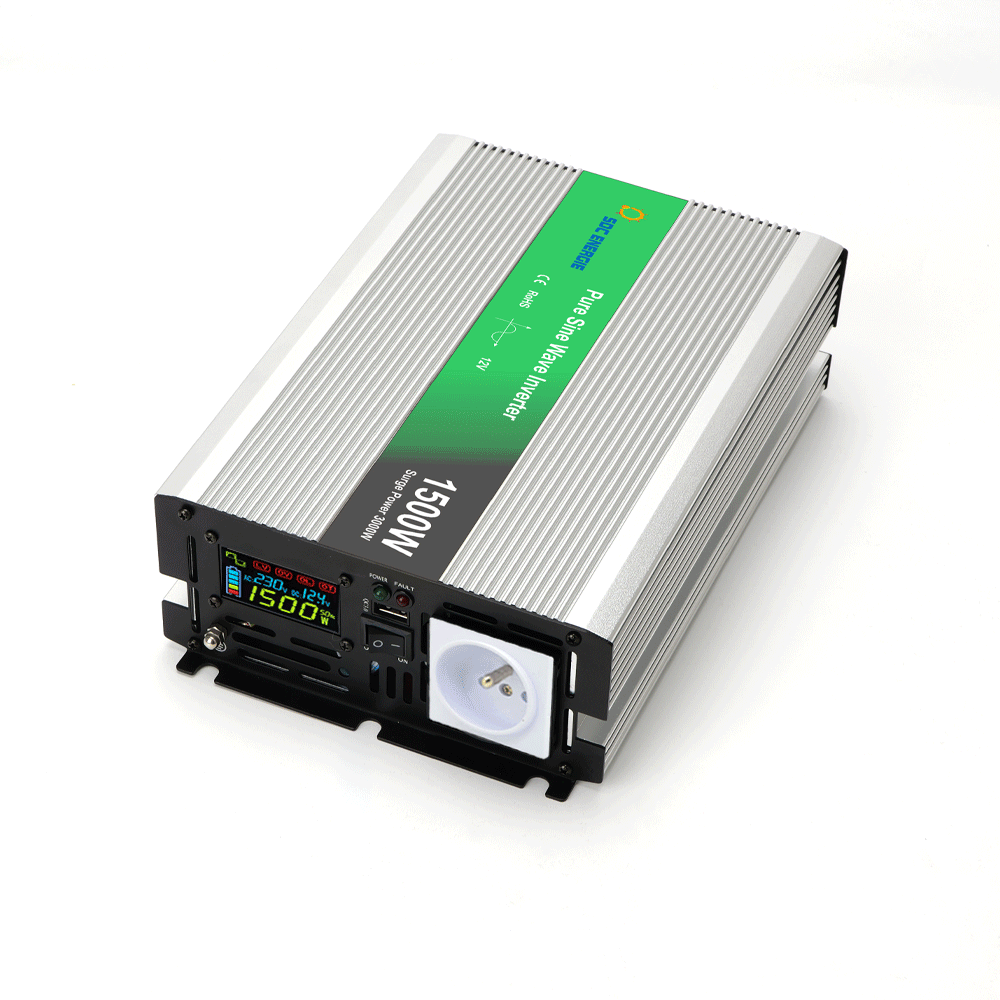 Convertisseur 12V 220V Pur Sinus 1500W + USB 5V – Puissant pour Camping-Car et Solaire