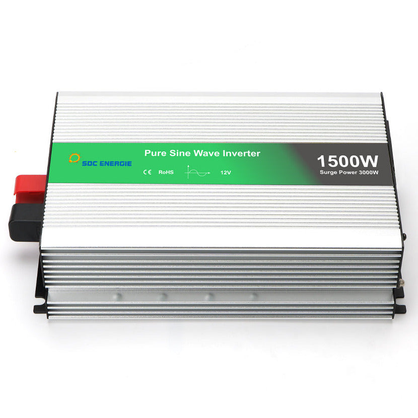 Convertisseur 12V 220V Pur Sinus 1500W + USB 5V – Puissant pour Camping-Car et Solaire