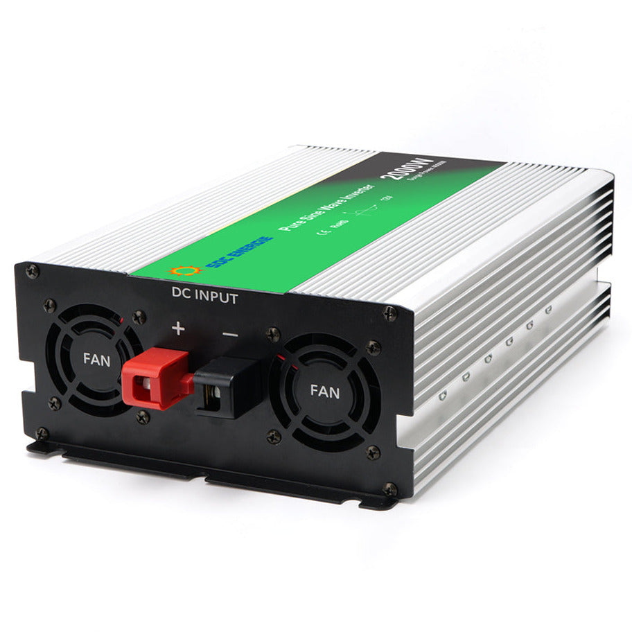 Convertisseur 12V 220V Pur Sinus 2000W + USB 5V – Haute Puissance Batterie et Solaire