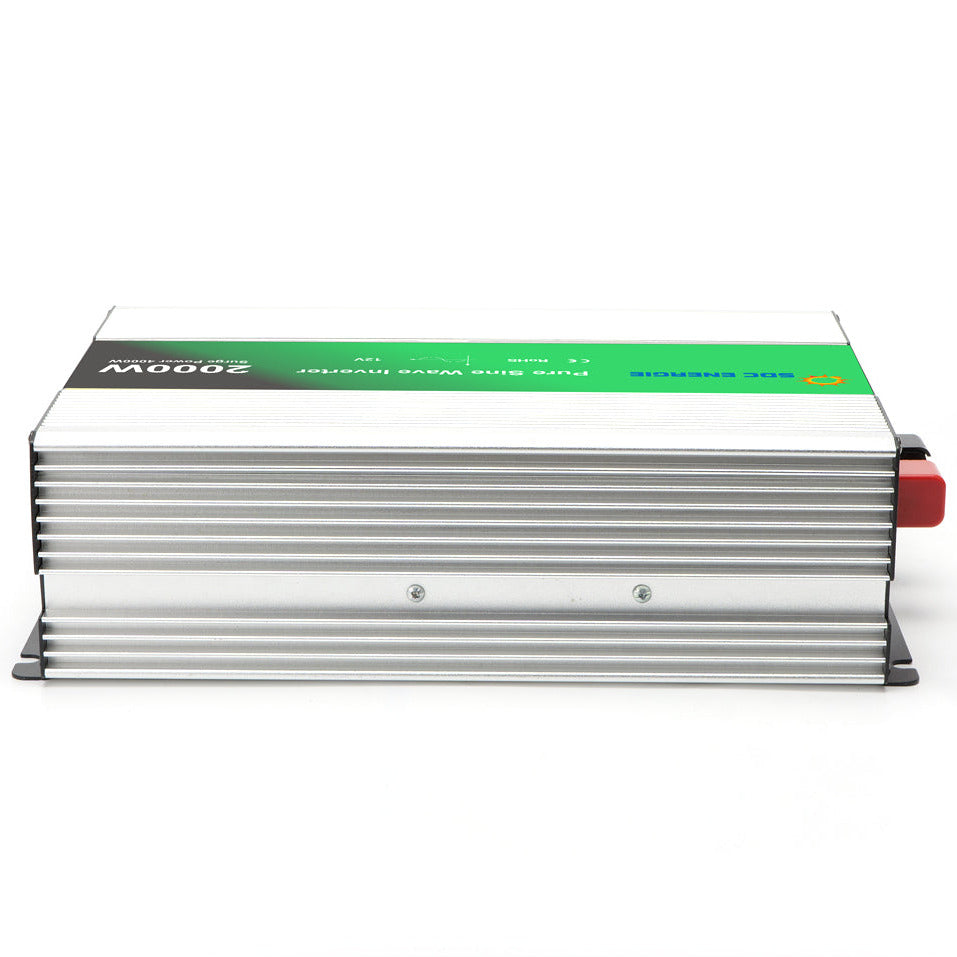 Convertisseur 12V 220V Pur Sinus 2000W + USB 5V – Haute Puissance Batterie et Solaire