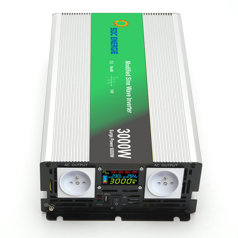 Convertisseur 12V 220V Quasi Sinus 3000W + USB 5V – Haute Puissance Économique