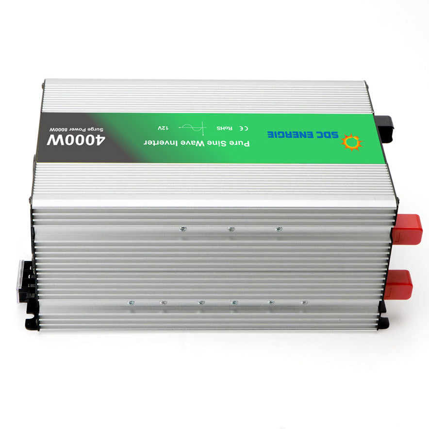 Convertisseur 12V 220V Pur Sinus 4000W + USB 5V – Très Haute Puissance Batterie 12V