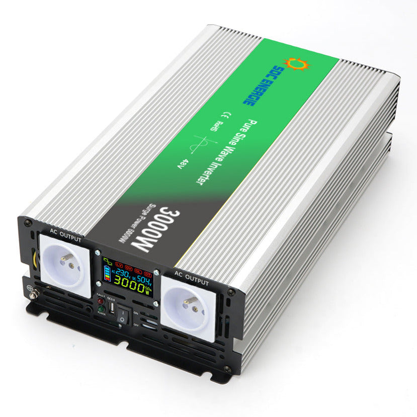 Convertisseur 48V 220V 3000W Pur Sinus + USB 5V - Haute Puissance