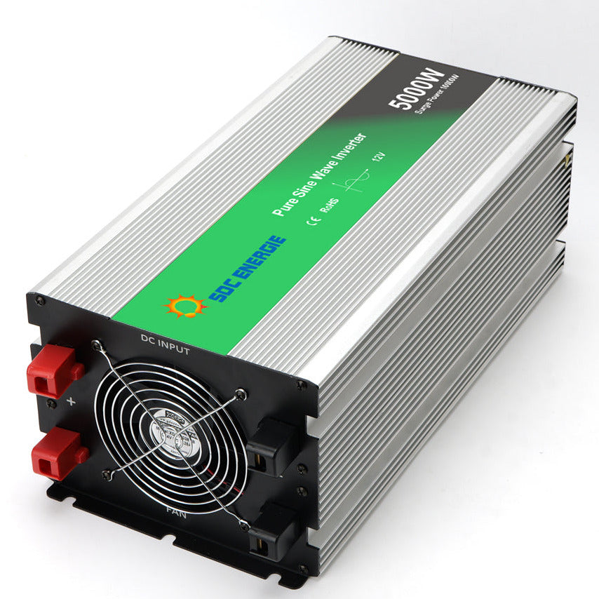 Convertisseur 12V 220V Pur Sinus 5000W + USB 5V – Très Haute Puissance Solaire et Camion