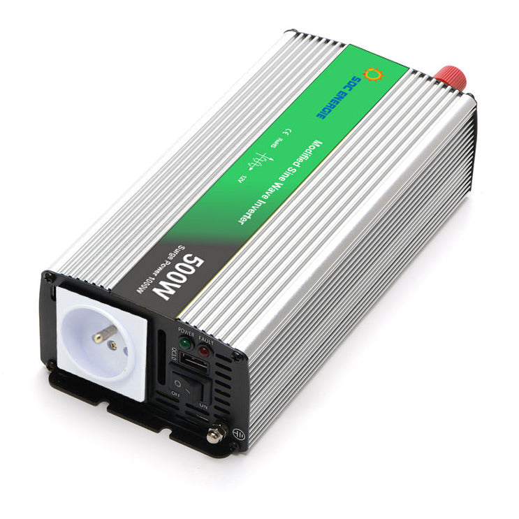 Convertisseur 12V 220V Quasi Sinus 500W – Économique Camping-Car et Batterie