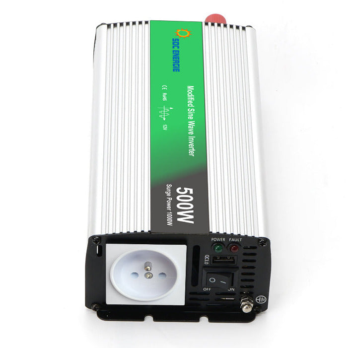 Convertisseur 12V 220V Quasi Sinus 500W – Économique Camping-Car et Batterie