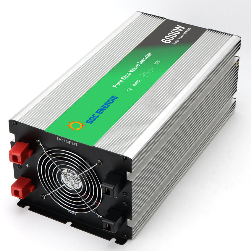 Convertisseur 12V 220V Pur Sinus 6000W + USB 5V – Puissance Maximale Installation Solaire