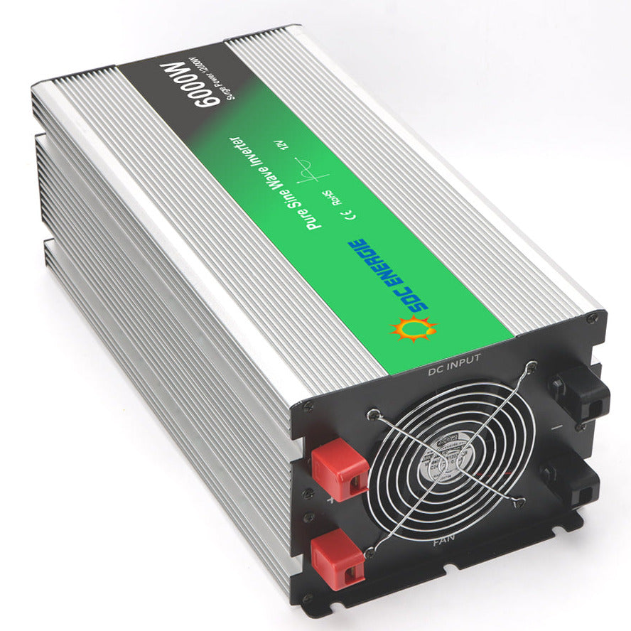 Convertisseur 12V 220V Pur Sinus 6000W + USB 5V – Puissance Maximale Installation Solaire