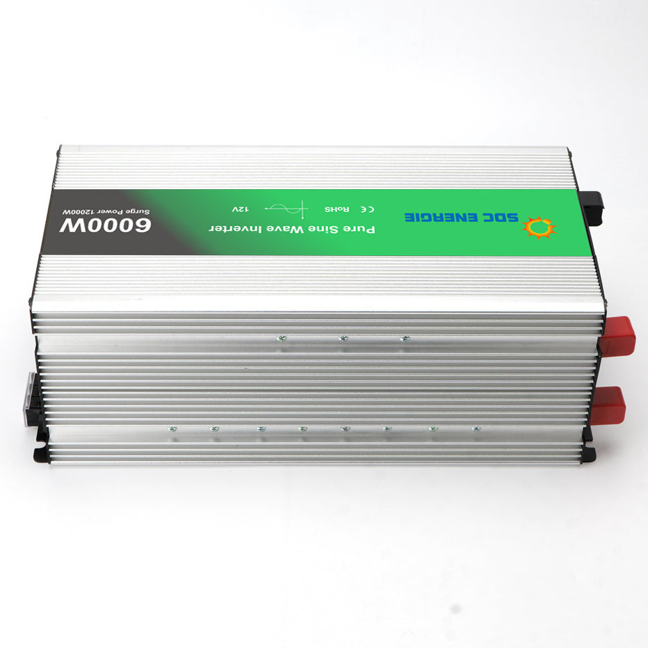 Convertisseur 12V 220V Pur Sinus 6000W + USB 5V – Puissance Maximale Installation Solaire
