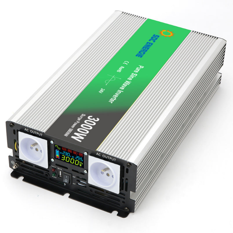 Convertisseur 24V 220V Pur Sinus 3000W  + USB 5V – Usage Intensif Camion