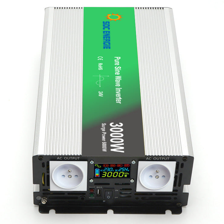 Convertisseur 24V 220V Pur Sinus 3000W  + USB 5V – Usage Intensif Camion