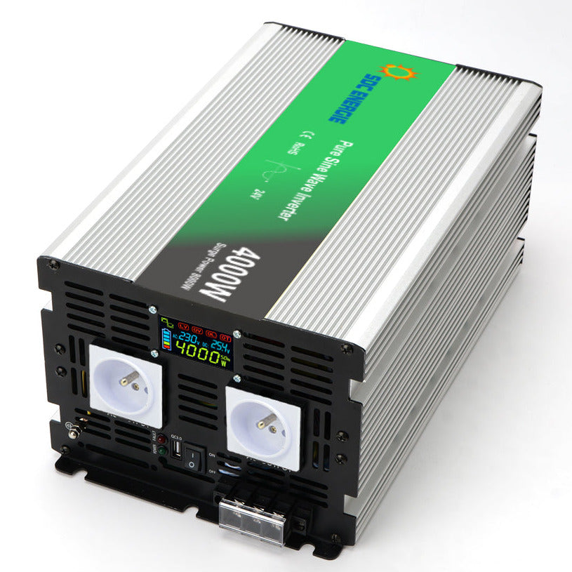 Convertisseur 24V 220V Pur Sinus 4000W + USB 5V – Très Haute Puissance Solaire