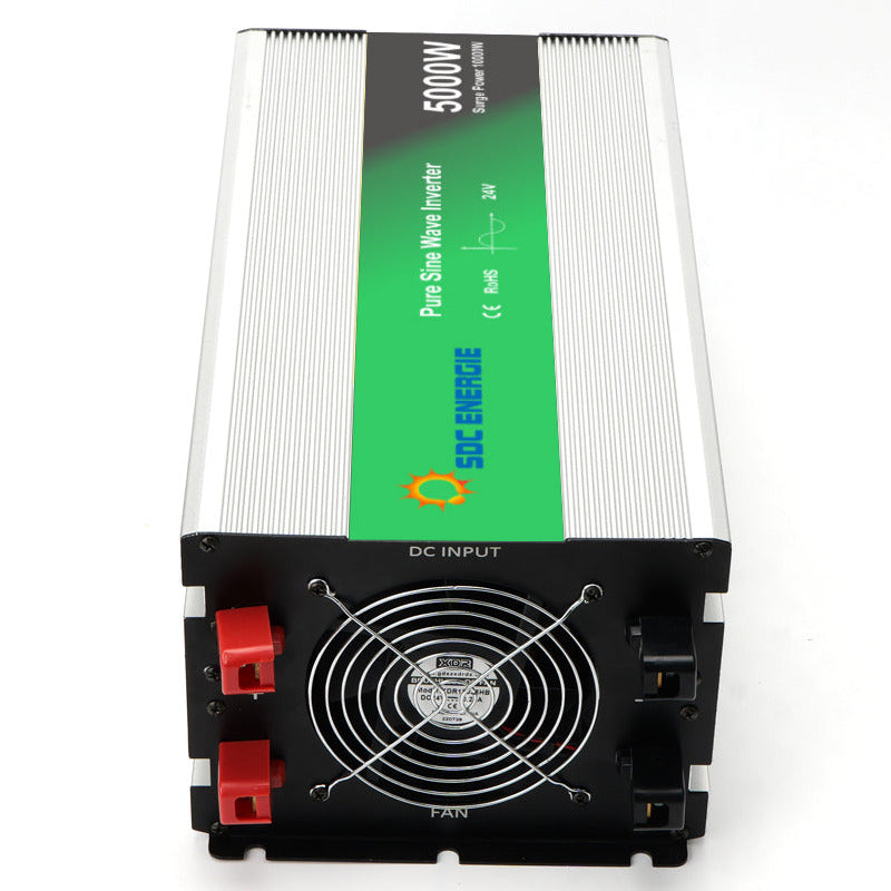 Convertisseur 24V 220V Pur Sinus 5000W + USB 5V – Haute Puissance Camion et Solaire