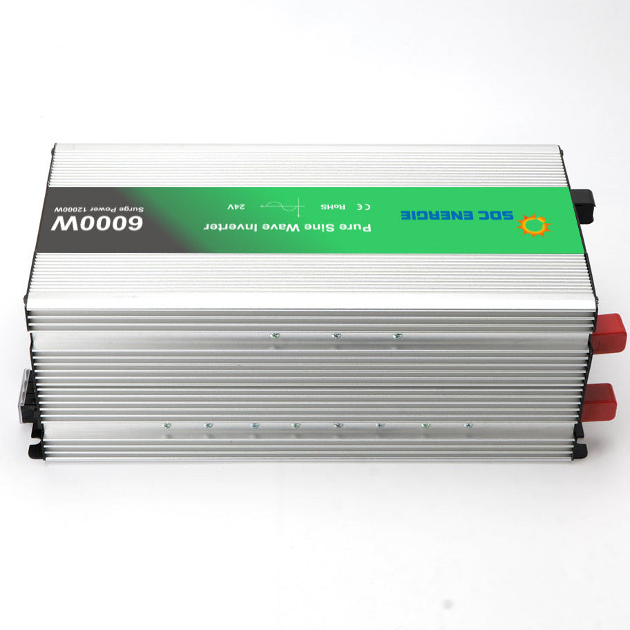 Convertisseur 24V 220V Pur Sinus 6000W + USB 5V – Puissance Maximale Camion et Solaire