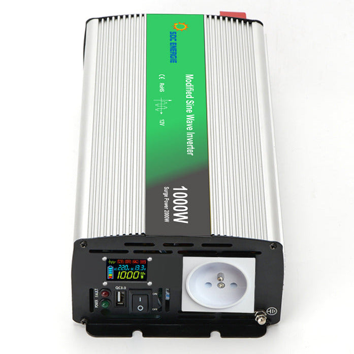 Convertisseur 12V 220V Quasi Sinus 1000W + USB 5V – Petit Prix Batterie et Camping-Car