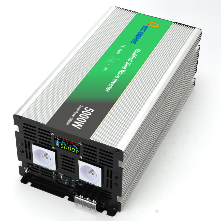 Convertisseur 24V 220V Quasi Sinus 5000W + USB 5V – Haute Puissance Camion et Usage Intensif