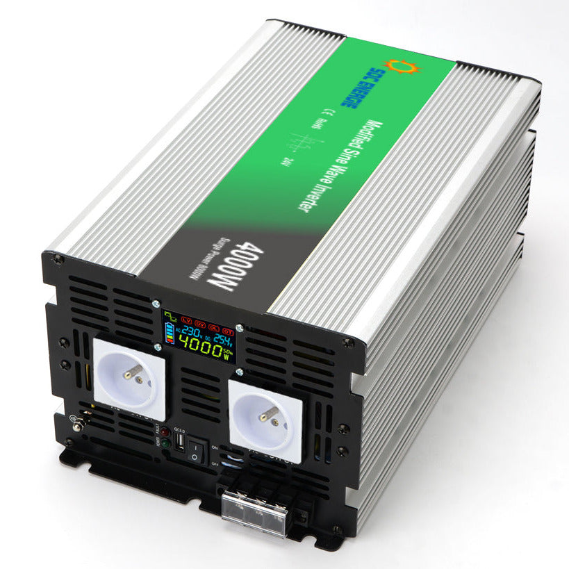 Convertisseur 24V 220V Quasi Sinus 4000W + USB 5V – Très Puissant et Économique