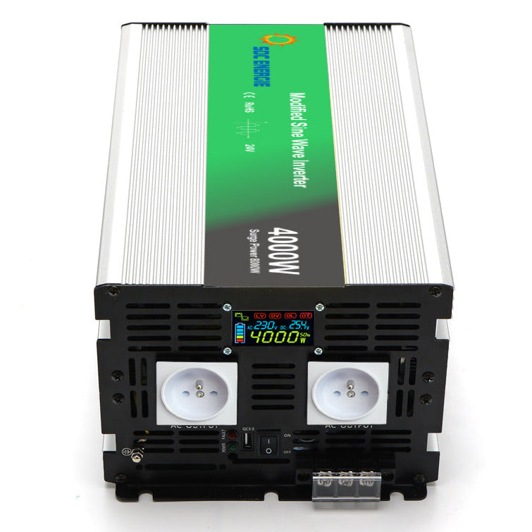 Convertisseur 24V 220V Quasi Sinus 4000W + USB 5V – Très Puissant et Économique