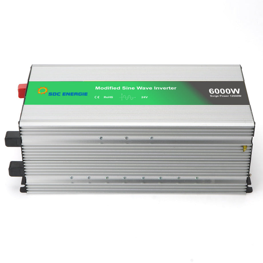 Convertisseur 24V 220V Quasi Sinus 6000W + USB 5V – Puissance Maximale Camion