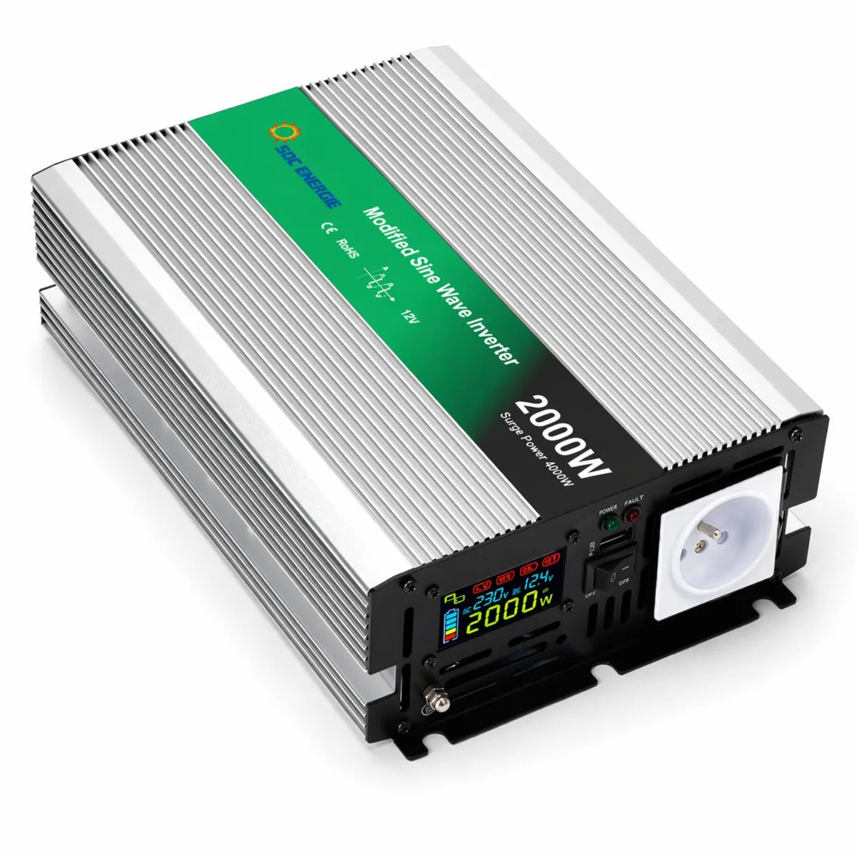 convertisseur 12V 220V 2000W quasi sinus camping car