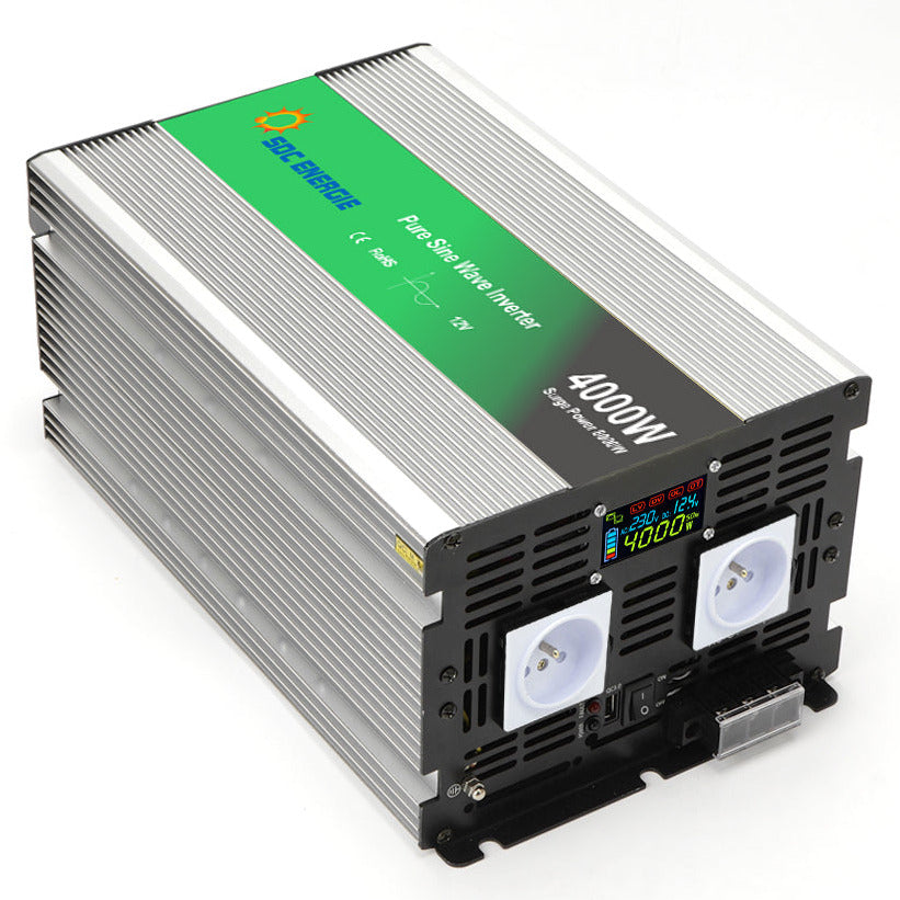 convertisseur 12V 220V 4000W pur sinus autonomie solaire