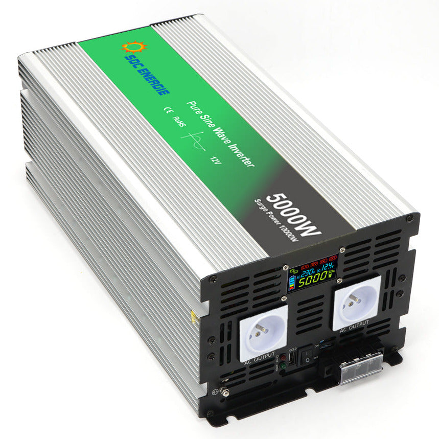 convertisseur 12V 220V 5000W pur sinus haute puissance