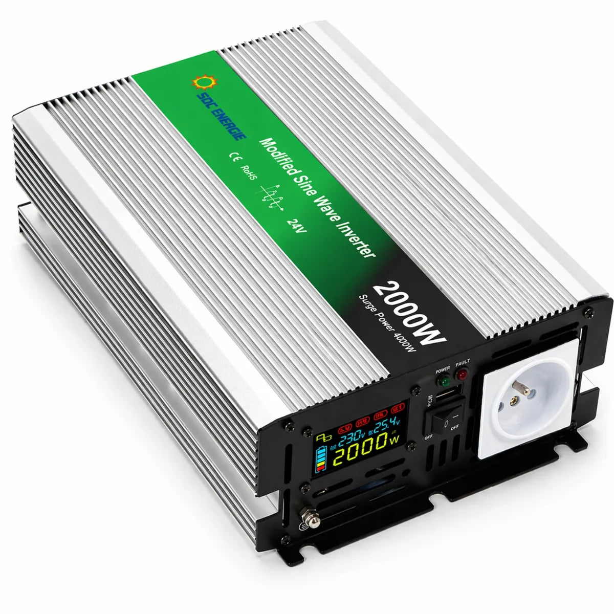 convertisseur 24V 220V 2000W quasi sinus camion