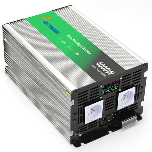 convertisseur 24V 220V 4000W pur sinus solaire