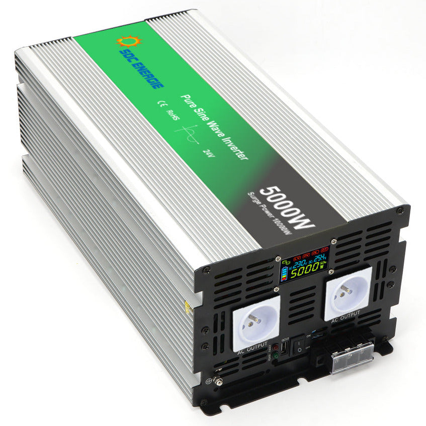 convertisseur 24V 220V 5000W pur sinus haute puissance