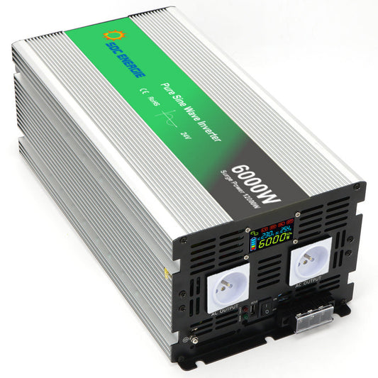 convertisseur 24V 220V 6000W pur sinus camion