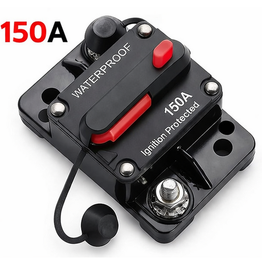 Disjoncteur 150A 12V / 24V Étanche Réarmable – Protection Convertisseur Puissant