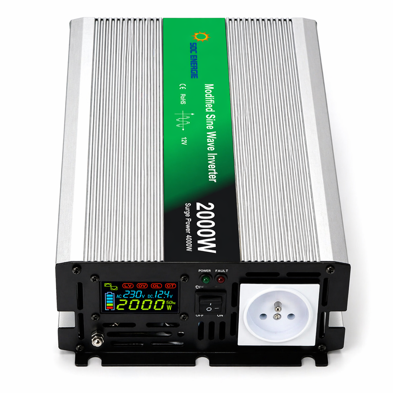 Convertisseur 12V 220V Quasi Sinus 2000W + USB 5V – Puissant et Économique